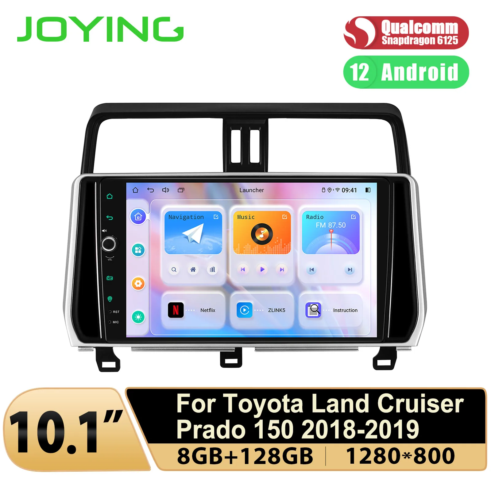 JOYING 10,1 "сенсорный экран Android 12,0 Автомобильный GPS Стерео Радио мультимедийный плеер для Toyota Land Cruiser Prado 150 2018-2019
JOYING 10,1 "сенсорный экран Android 12,0 Автомобильный GPS Стерео Радио мультимедийный плеер для Toyota Land Cruiser Prado 150 2018-2019