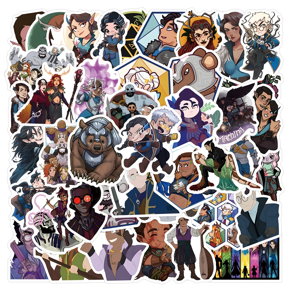 10/30/50/110pcs The Legend of Vox Machina Anime Stickers Cartoon Waterproof Decals DIY Laptop Phone Luggage Graffiti Sticker Toy
10/30/50/110pcs The Legend of Vox Machina Anime Stickers Cartoon Waterproof Decals DIY Laptop Phone Luggage Graffiti Sticker Toy