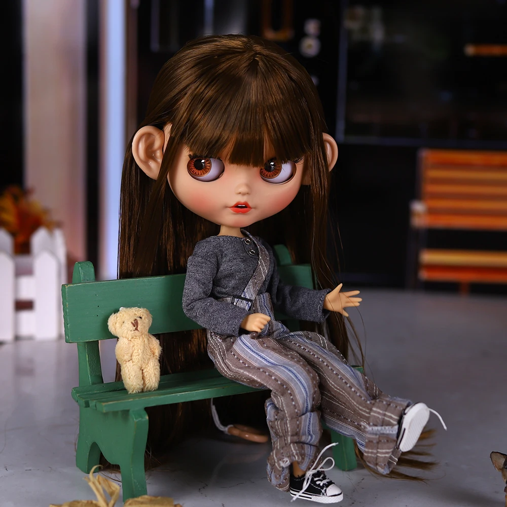 ICY DBS Blyth 1/6 BJD30cm Brown Straight Hair Open Mouth Doll, please refer to doll options selection
ICY DBS Blyth 1/6 BJD30cm Brown Straight Hair Open Mouth Doll, please refer to doll options selection