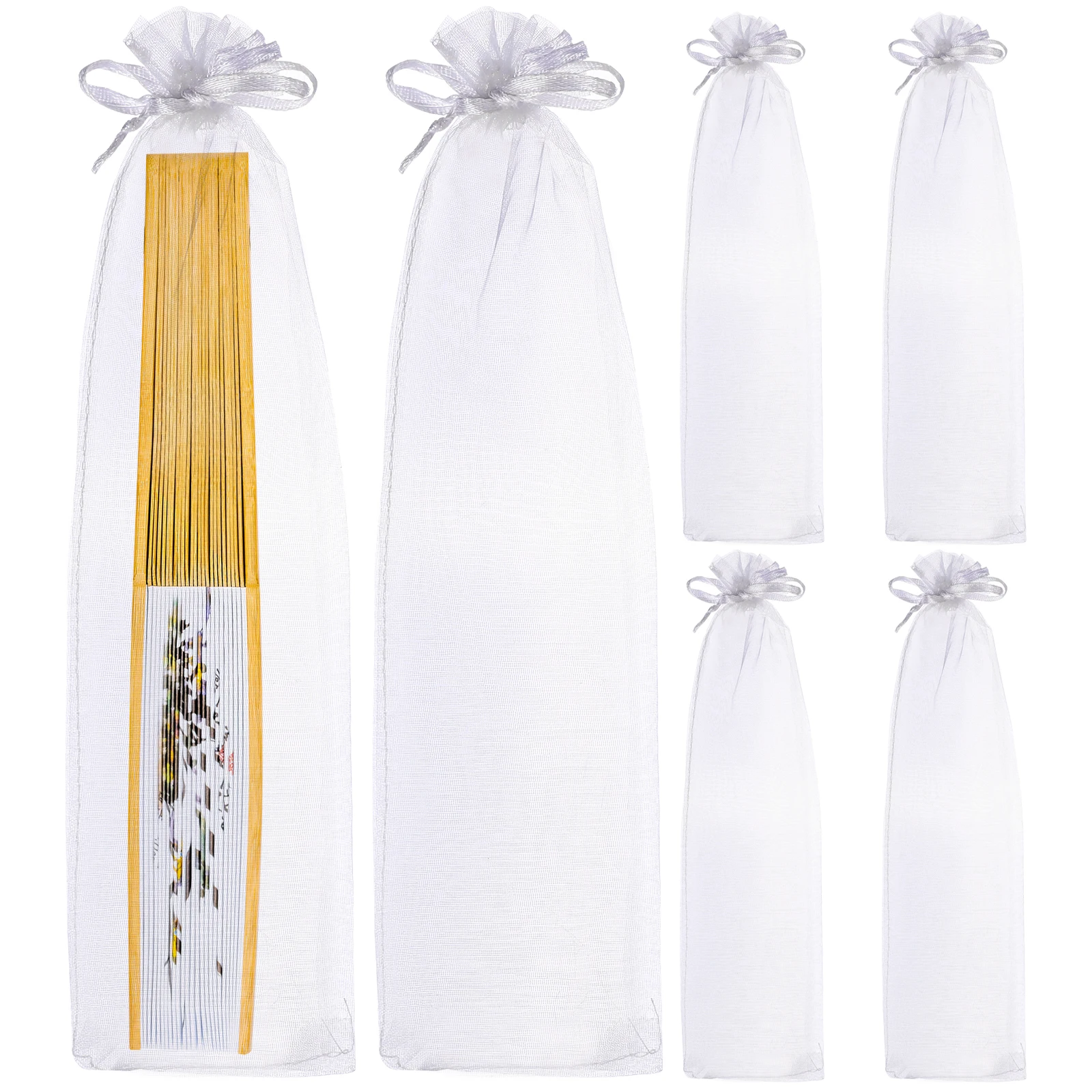 50pcs Gift Candy Jewellery Bags Drawstring Organza Bags Folding Hand Fan Pouch Drawstring Fan Packaging Bag Party Wedding Favor
50pcs Gift Candy Jewellery Bags Drawstring Organza Bags Folding Hand Fan Pouch Drawstring Fan Packaging Bag Party Wedding Favor