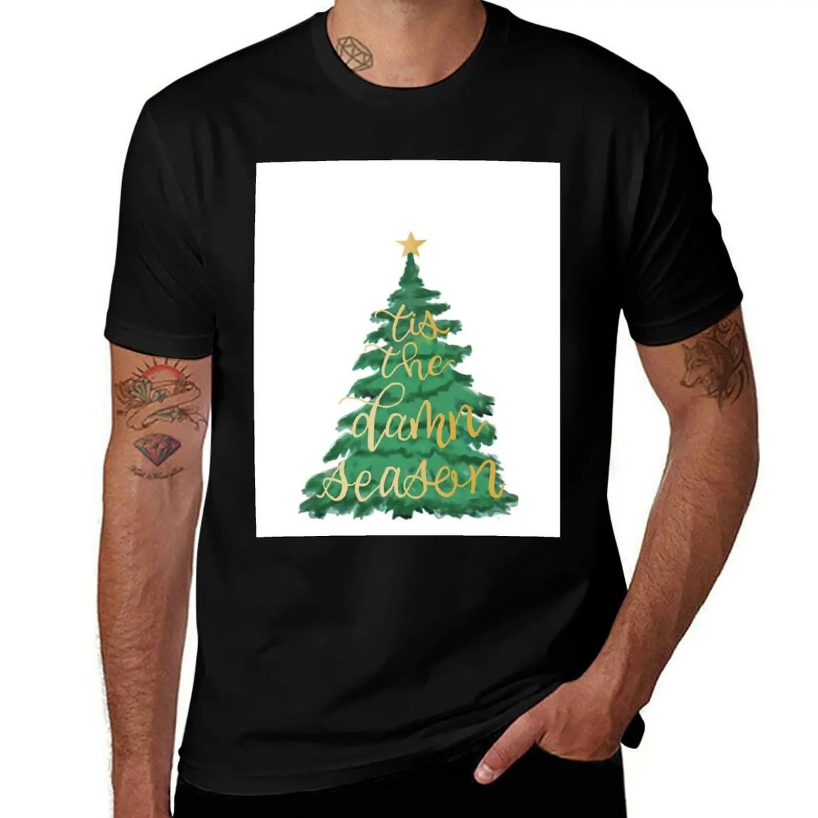 evermore tree - Christmas the season damn tis T-Shirt Plus Size Simple Casual Top
evermore tree - Christmas the season damn tis T-Shirt Plus Size Simple Casual Top