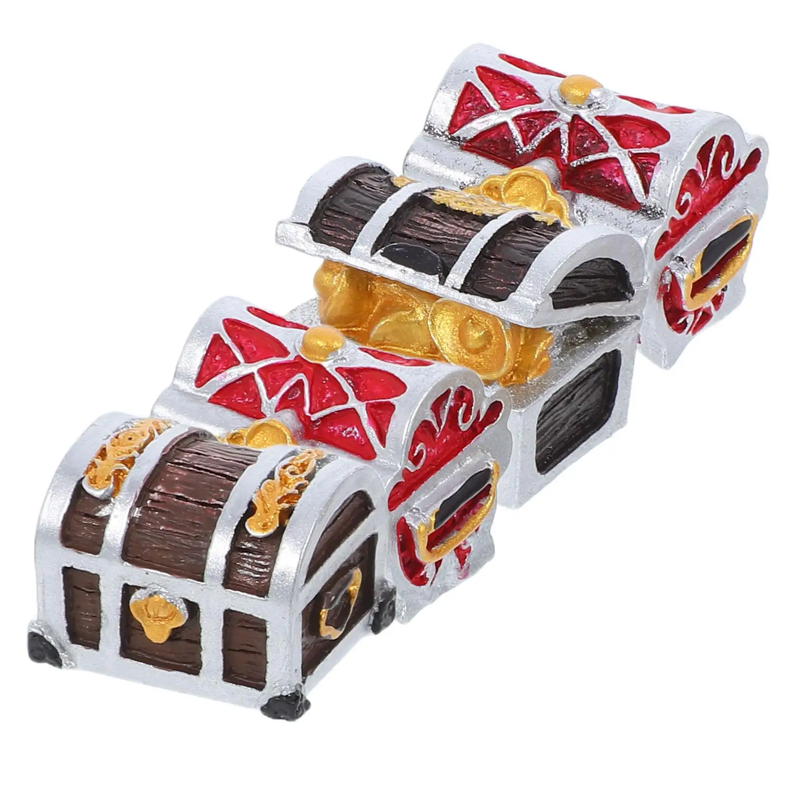 4 Pcs Miniature Treasure Chest Decoration for Aquarium Fish Tank Realistic Resin Pirate Boxes Ocean Decorative
4 Pcs Miniature Treasure Chest Decoration for Aquarium Fish Tank Realistic Resin Pirate Boxes Ocean Decorative