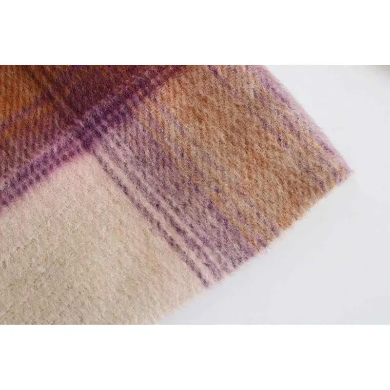 Autumn Women's Mid-Length Woolen Plaid Coat Street Sle Loose Fit Cotton Lined Hooded Thiened for Middle-Aged Women
Autumn Women's Mid-Length Woolen Plaid Coat Street Sle Loose Fit Cotton Lined Hooded Thiened for Middle-Aged Women