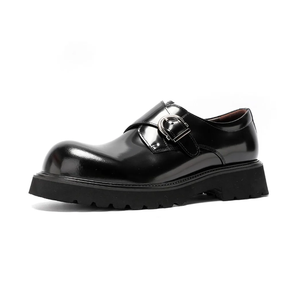 New Premium Genuine Leather Men's Dress Shoes Buckle Strap Shiny Thick Sole Height Increasing Business Casual Versatile Mens
New Premium Genuine Leather Men's Dress Shoes Buckle Strap Shiny Thick Sole Height Increasing Business Casual Versatile Mens