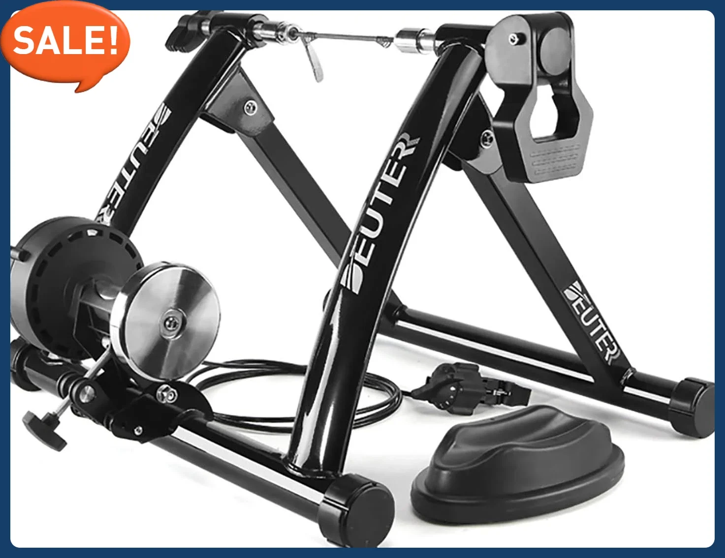 Bike Trainer, Magnetic Bicycle Stationary Stand for Indoor Exercise Riding, 26-29" & 700C Wheels
Bike Trainer, Magnetic Bicycle Stationary Stand for Indoor Exercise Riding, 26-29" & 700C Wheels