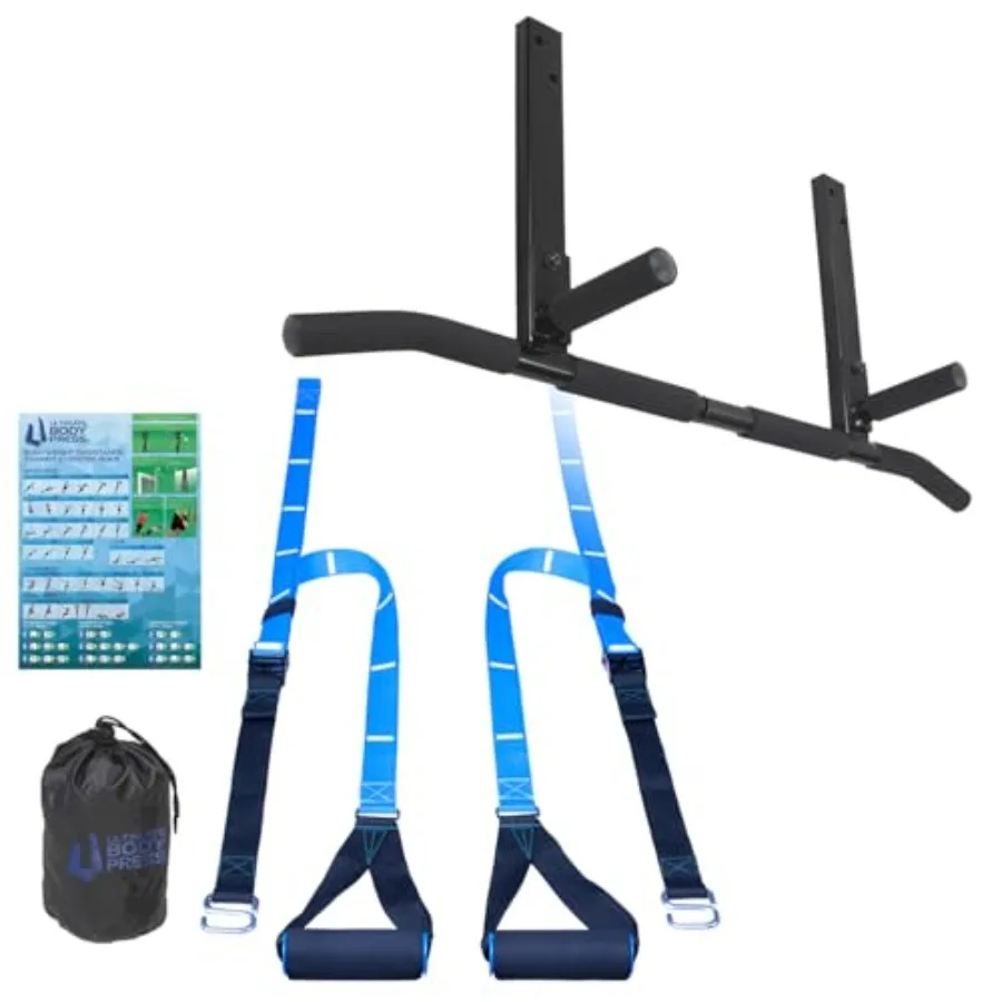 Joist Mount Pull Up Bar with Extra Hardware and Mounting Template for Easy Install to Beam or Rafter
Joist Mount Pull Up Bar with Extra Hardware and Mounting Template for Easy Install to Beam or Rafter