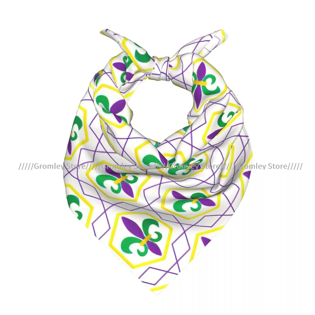 Mardi Gras Fleur De Lis Pattern Square Towel Multifunctional Neck Scarf Hair Bandana
Mardi Gras Fleur De Lis Pattern Square Towel Multifunctional Neck Scarf Hair Bandana