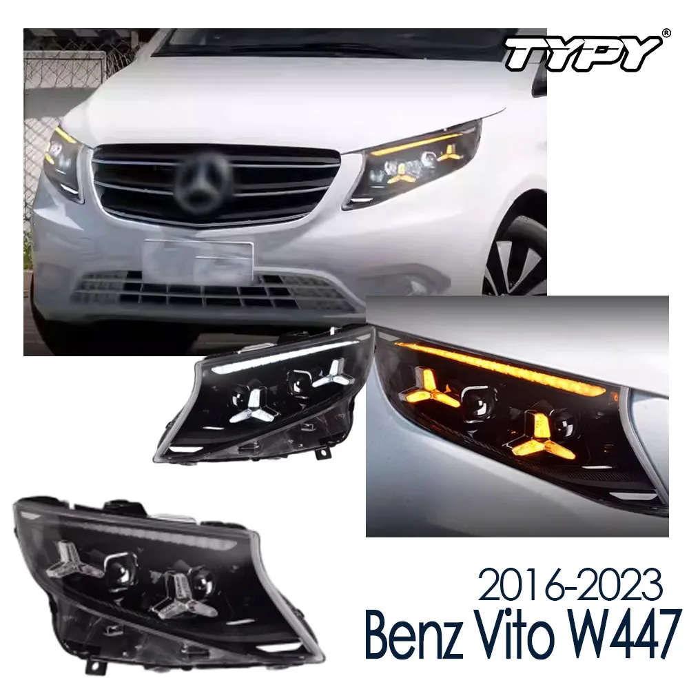 New LED Car Headlights For Benz Vito W447 2016-2023 Headlight Signals Auto Accessories Daytime Running Lights
New LED Car Headlights For Benz Vito W447 2016-2023 Headlight Signals Auto Accessories Daytime Running Lights