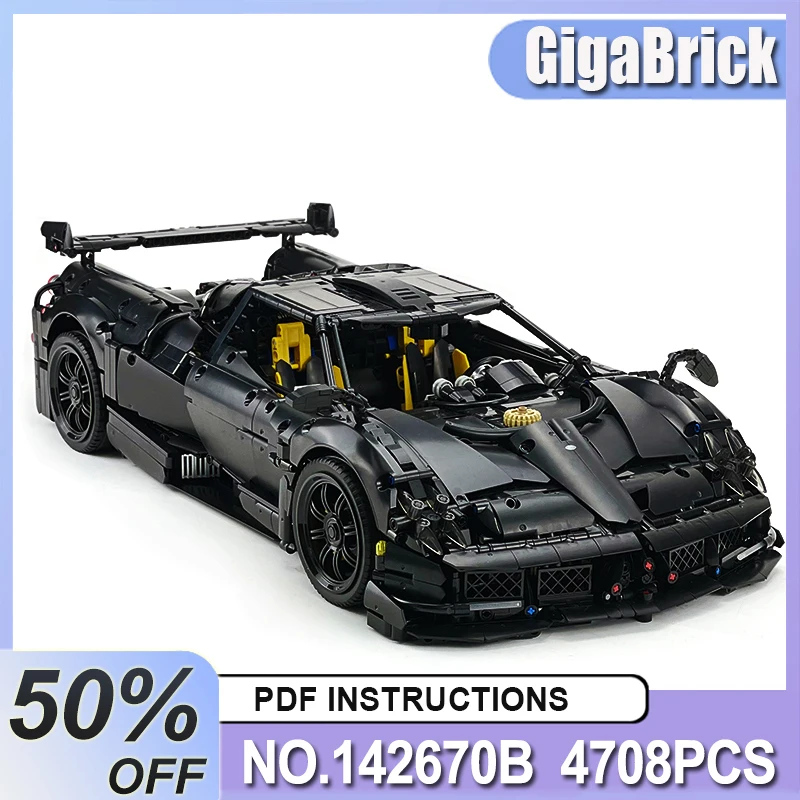 New MOC-142670B Technical Black Super Sprots Car 1:8 Model Building Blocks Bricks Diy Puzzle Toy Birthday Christmas Gifts
New MOC-142670B Technical Black Super Sprots Car 1:8 Model Building Blocks Bricks Diy Puzzle Toy Birthday Christmas Gifts