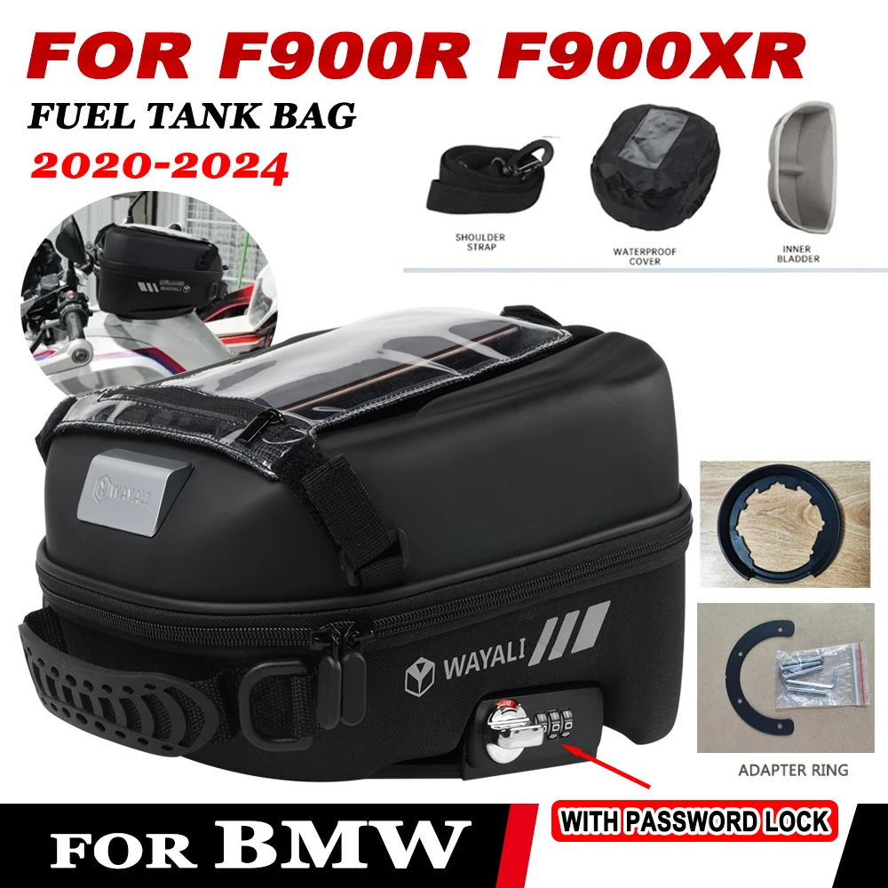 Tank Bag For BMW F900R F900XR 2020 - 2023 2024 F900 R/XR Newly Upgraded Large Capacity Password Lock Luggage Tanklock Backpack
Tank Bag For BMW F900R F900XR 2020 - 2023 2024 F900 R/XR Newly Upgraded Large Capacity Password Lock Luggage Tanklock Backpack
