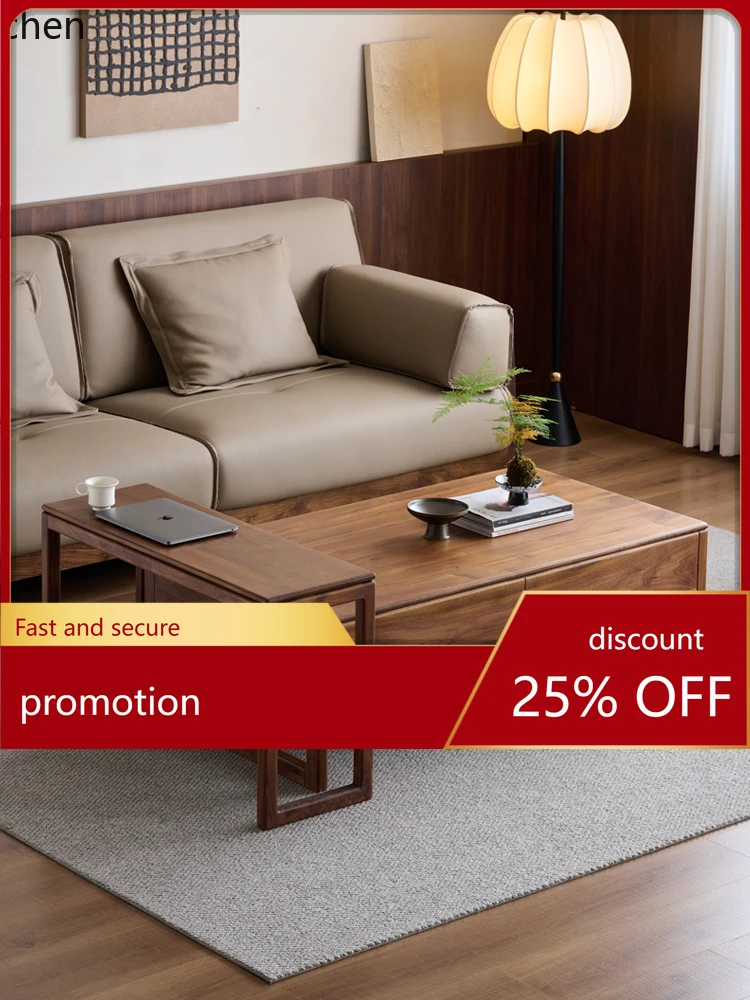 YFY black walnut living room sofa side table coffee table rectangular solid wood edge table
YFY black walnut living room sofa side table coffee table rectangular solid wood edge table