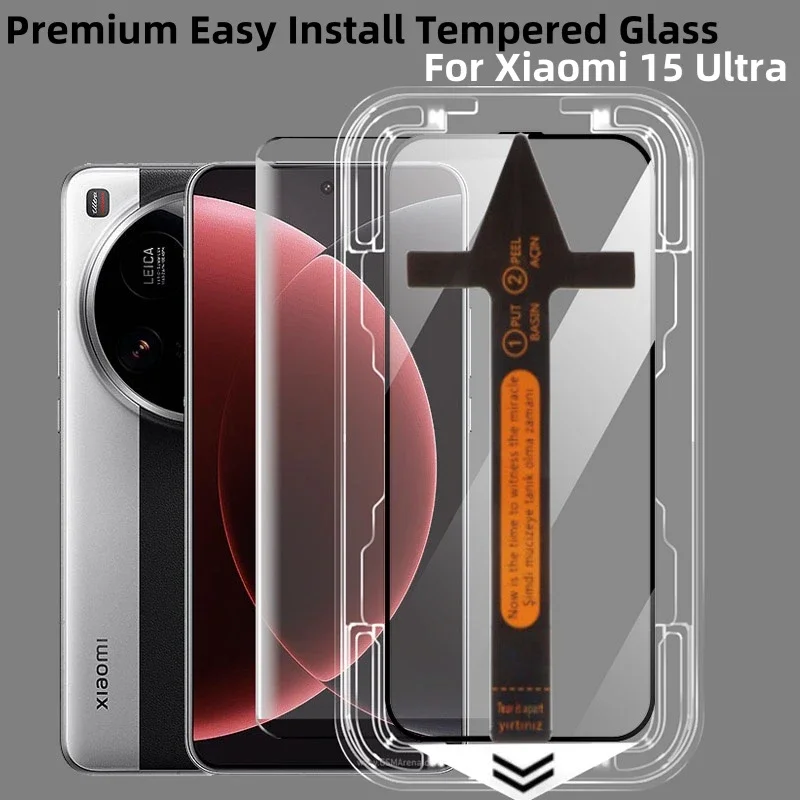 Premium Tempered Glass For Xiaomi 15 Ultra Pro Easy Install Glass for Xiaomi 15 Pro15Ultra Mi15 Ultra Dust Free Screen Protector
Premium Tempered Glass For Xiaomi 15 Ultra Pro Easy Install Glass for Xiaomi 15 Pro15Ultra Mi15 Ultra Dust Free Screen Protector