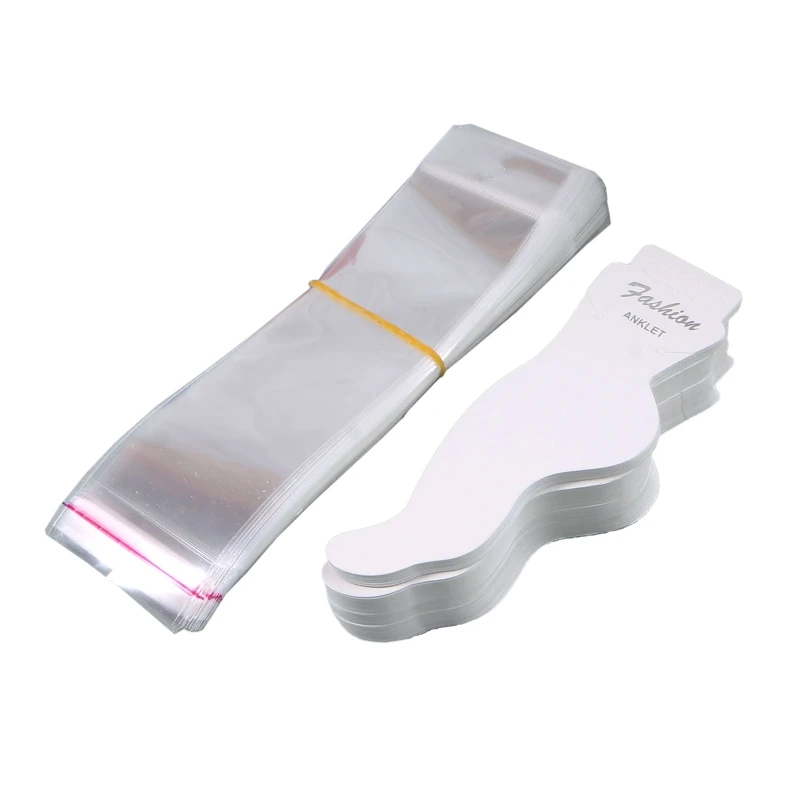 517F 100 Sheets Cardboard Anklet Display Cassette Transparent Bag Blank Card Clip Paper Labels for Jewelry Display
517F 100 Sheets Cardboard Anklet Display Cassette Transparent Bag Blank Card Clip Paper Labels for Jewelry Display