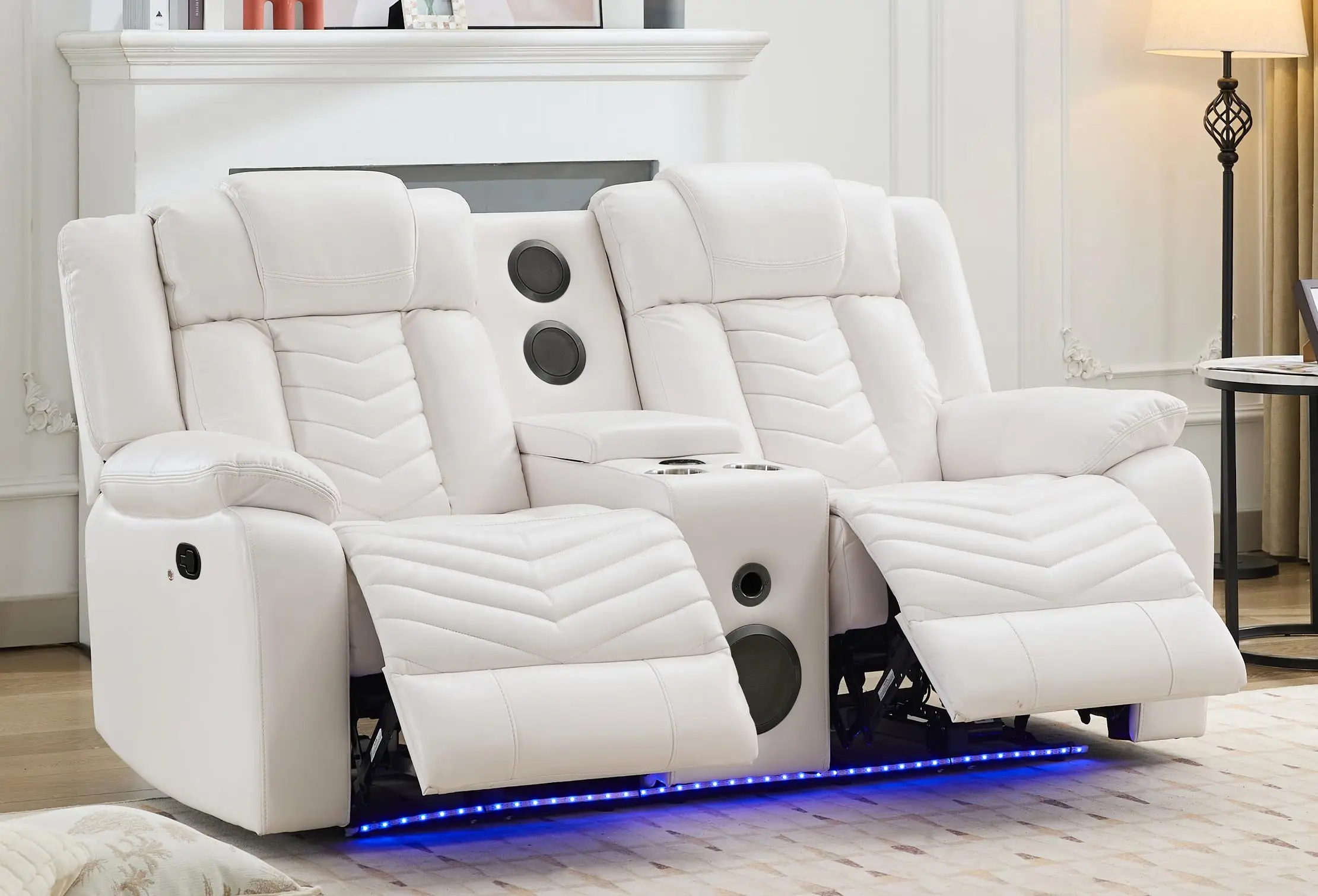 Ручное кресло TODRANI с басовым динамиком, откидное сиденье из искусственной кожи со светодиодной подсветкой, USB-зарядное устройство, подстаканник
Ручное кресло TODRANI с басовым динамиком, откидное сиденье из искусственной кожи со светодиодной подсветкой, USB-зарядное устройство, подстаканник