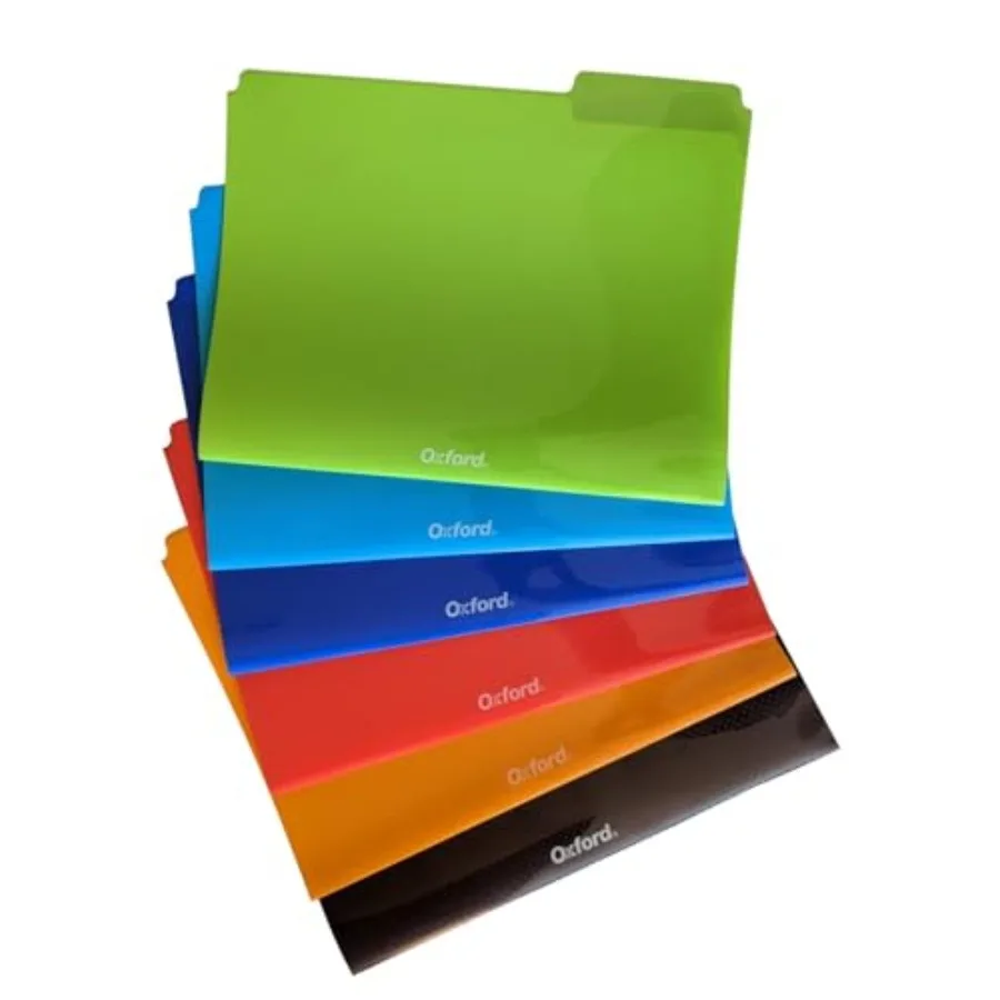 Poly File Folders, 6 Pack of Plastic File Folders, 1/3 Cut Tabs, for Letter Size Papers, Blue, Red, Orange, Light Blue, Green,
Poly File Folders, 6 Pack of Plastic File Folders, 1/3 Cut Tabs, for Letter Size Papers, Blue, Red, Orange, Light Blue, Green,