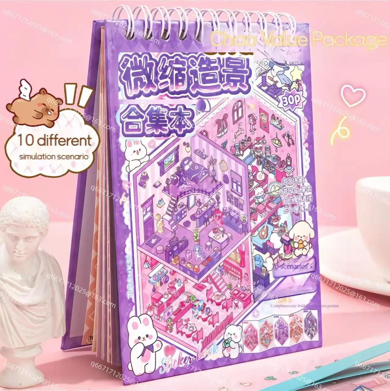 Collection of Landscape Stickers, 3D Stacked Miniature Scene Stickers, Girl Puzzle, Handmade DIY, Decompression Toy
Collection of Landscape Stickers, 3D Stacked Miniature Scene Stickers, Girl Puzzle, Handmade DIY, Decompression Toy