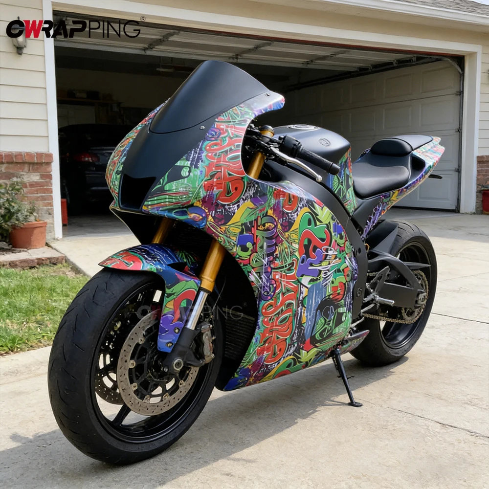 Auto Outdoor Accessories Graffiti Film Motorcycle Adhesive Vinyl Wrap Car Vehicle Stickers Vinyl Paper for Car Wrapping Folie
Auto Outdoor Accessories Graffiti Film Motorcycle Adhesive Vinyl Wrap Car Vehicle Stickers Vinyl Paper for Car Wrapping Folie