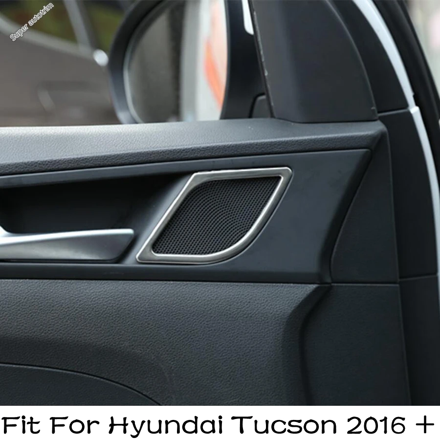 Car Inside Door Speaker Audio Sound Ring Frame Cover Trim For Hyundai Tucson 2016 - 2020 Stainless Steel Accessories Interior
Car Inside Door Speaker Audio Sound Ring Frame Cover Trim For Hyundai Tucson 2016 - 2020 Stainless Steel Accessories Interior