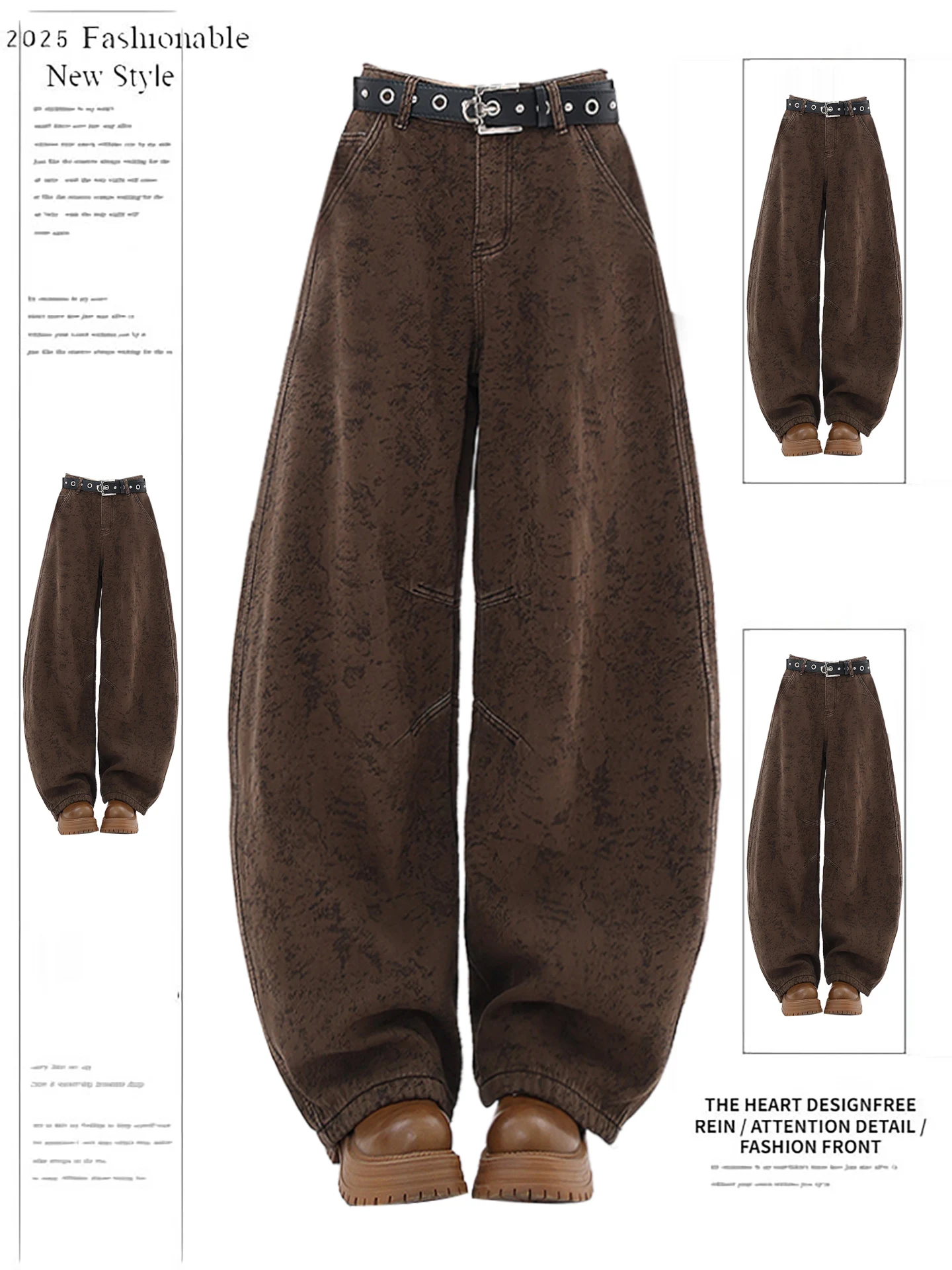 Женские коричневые мешковатые широкие джинсы Y2k в стиле гранж в японском стиле, жаккардовые джинсовые брюки большого размера, винтажные джинсовые брюки в стиле Харадзюку, одежда 2025
Женские коричневые мешковатые широкие джинсы Y2k в стиле гранж в японском стиле, жаккардовые джинсовые брюки большого размера, винтажные джинсовые брюки в стиле Харадзюку, одежда 2025