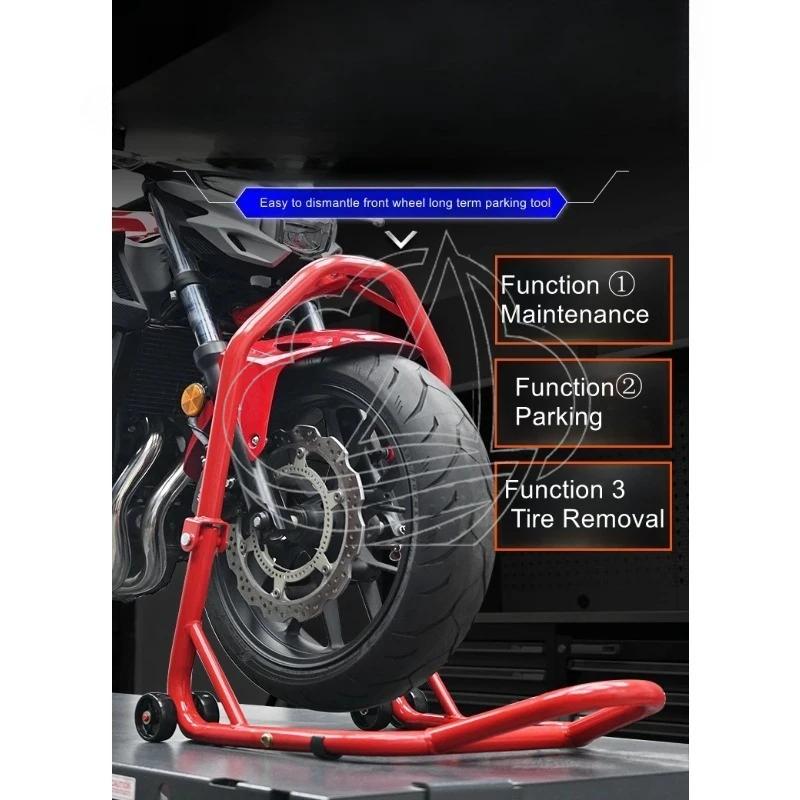 Heavy Duty Motorcycle Front Wheel Lifter Stand Parking Rack Repair Maintenance Tool
Heavy Duty Motorcycle Front Wheel Lifter Stand Parking Rack Repair Maintenance Tool