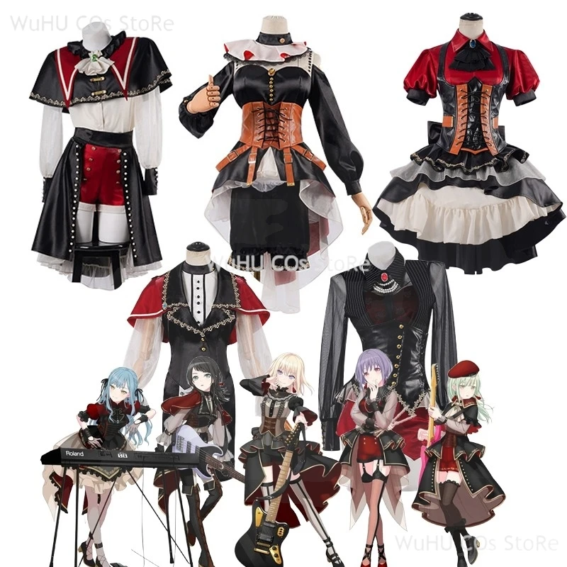 Anime BanG Dream Mutsumi Wakaba Ave Mujica Umiri Yahata Nyamu Yūtenji Cosplay Women Party Suit Halloween Mortis Cosplay Costume
Anime BanG Dream Mutsumi Wakaba Ave Mujica Umiri Yahata Nyamu Yūtenji Cosplay Women Party Suit Halloween Mortis Cosplay Costume