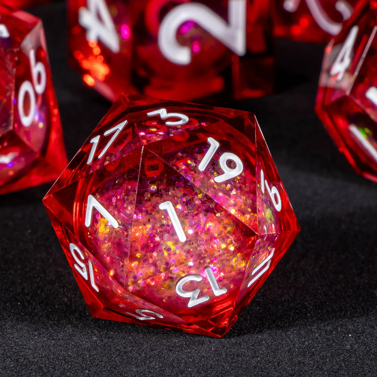DnD Liquid Core Dice Set for Dungeons and Dragons, Liquid Heart Dice D and D RPG, Purple Dice, Sharp Edge, Christmas Gifts
DnD Liquid Core Dice Set for Dungeons and Dragons, Liquid Heart Dice D and D RPG, Purple Dice, Sharp Edge, Christmas Gifts