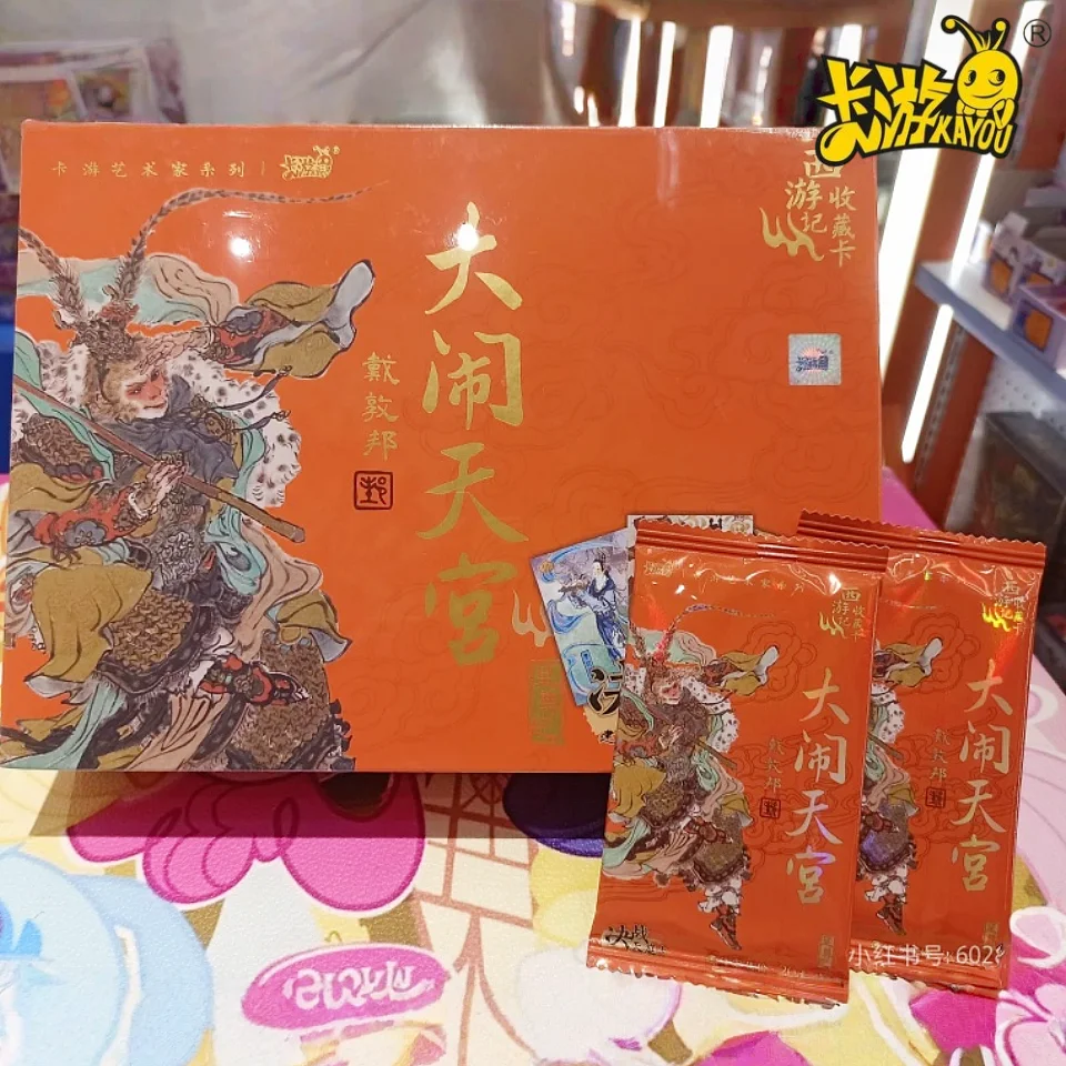 Карточка KAYOU Journey to the West Showdown in Heaven Supreme Pack, настоящая культурная коллекция креативных персонажей, игровые карты
Карточка KAYOU Journey to the West Showdown in Heaven Supreme Pack, настоящая культурная коллекция креативных персонажей, игровые карты