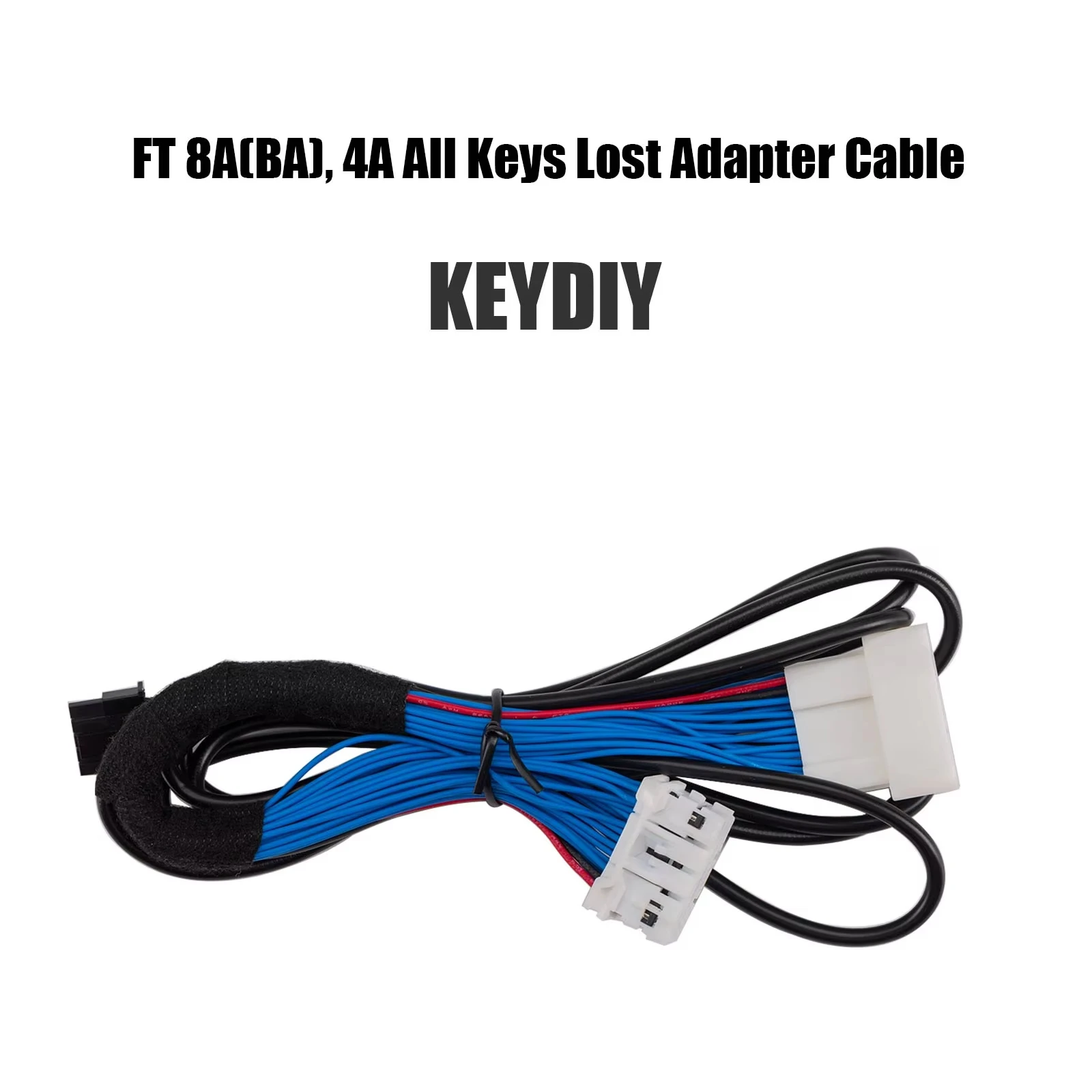 KEYDIY FT 8A-BA, 4A All Keys Lost Adapter Cable used with KD-Mate and KD-X4 Key Programmer
KEYDIY FT 8A-BA, 4A All Keys Lost Adapter Cable used with KD-Mate and KD-X4 Key Programmer