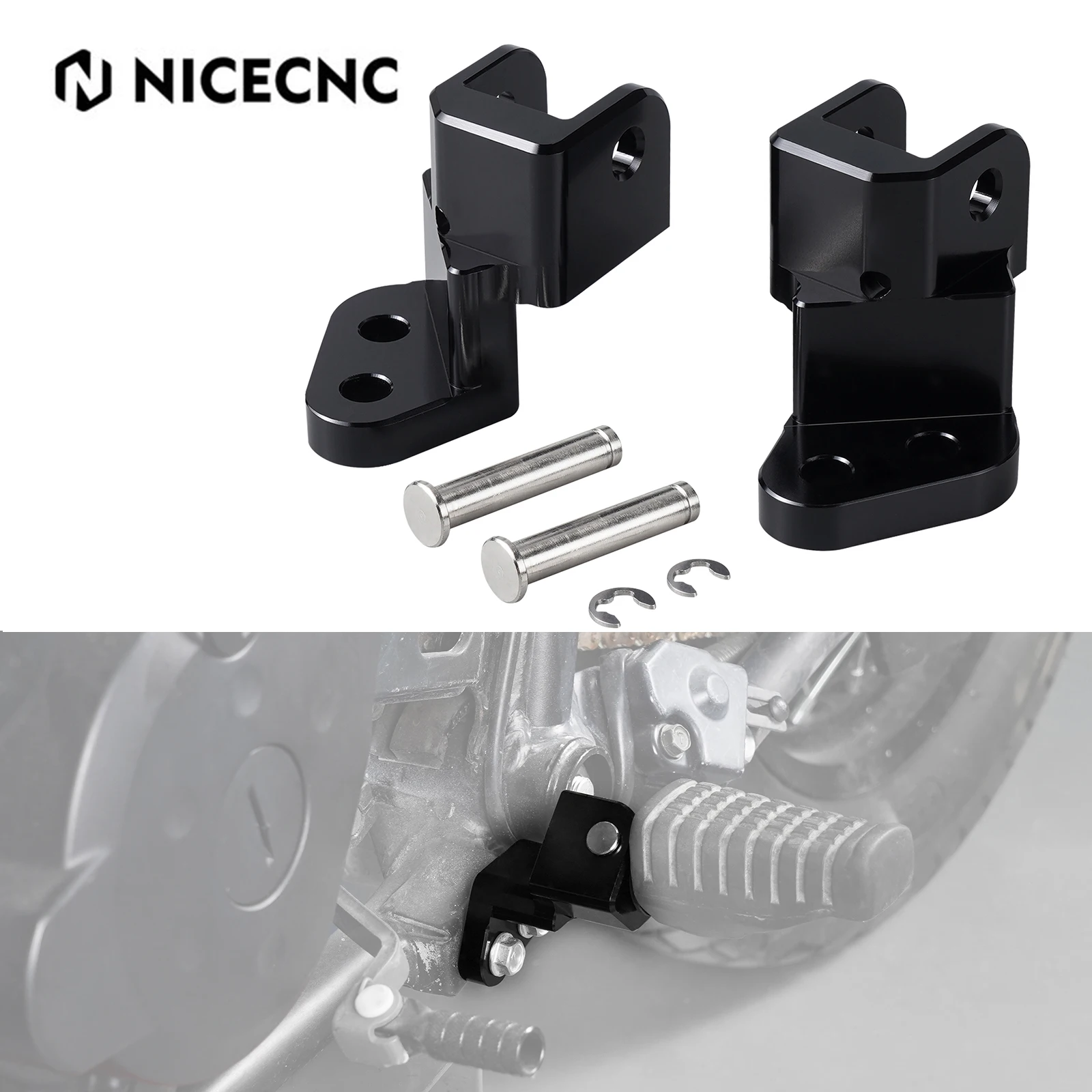 NICECNC Motorcycle Footpeg Lowering Kit Foot Peg Lowering Brackets For Kawasaki KLR650 KLR 650 1987-2018 2017 2016 2015 2014 13
NICECNC Motorcycle Footpeg Lowering Kit Foot Peg Lowering Brackets For Kawasaki KLR650 KLR 650 1987-2018 2017 2016 2015 2014 13