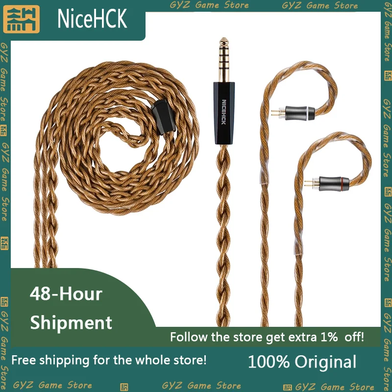 Импортный специальный высокопроводящий медный Улучшенный кабель Nicehck 5aplus Hifi 16,6 AWG для наушников
Импортный специальный высокопроводящий медный Улучшенный кабель Nicehck 5aplus Hifi 16,6 AWG для наушников