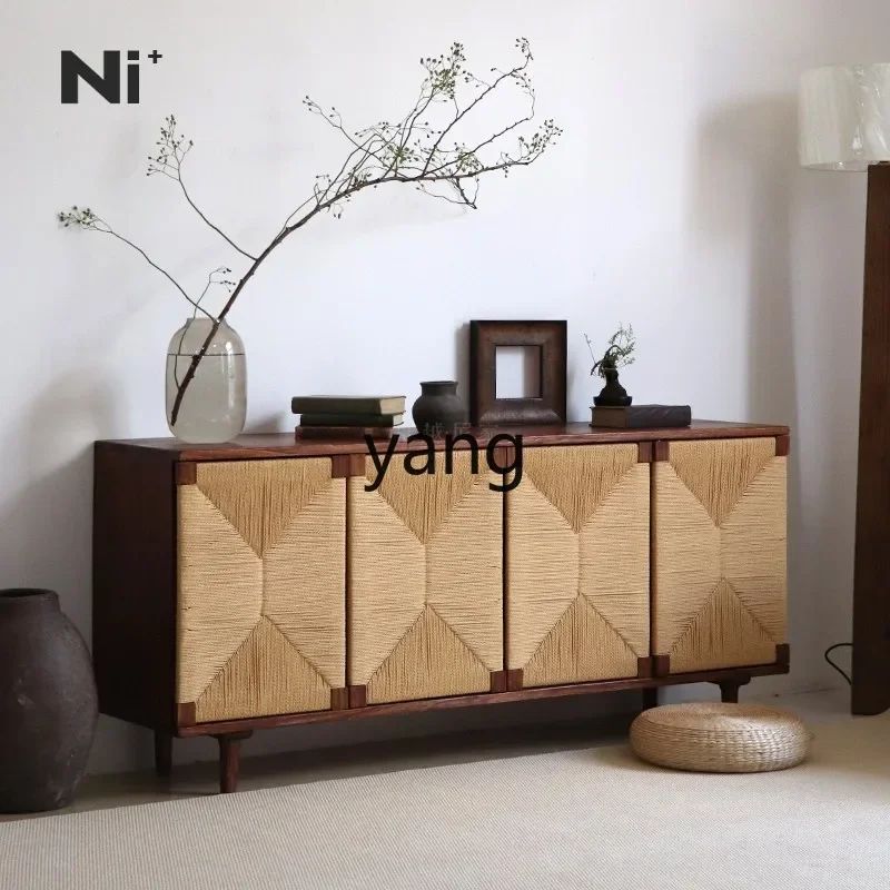 LMM retro dining side cabinet solid wood French entrance cabinet medieval rattan household cabinet
LMM retro dining side cabinet solid wood French entrance cabinet medieval rattan household cabinet