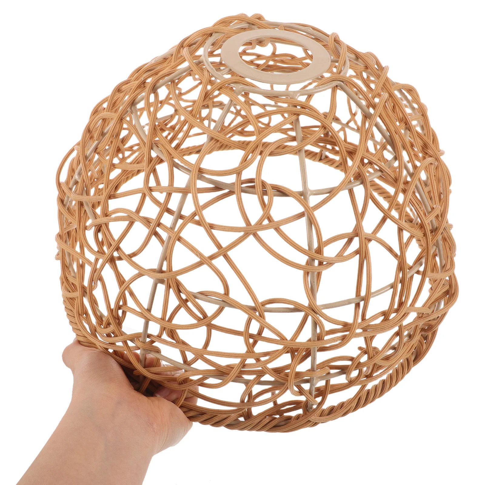 Rattan Lampshade Scalloped Farmhouse Light Fixtures European Style Handcrafted Basket Pendant Shade Lighting Accessories Natural
Rattan Lampshade Scalloped Farmhouse Light Fixtures European Style Handcrafted Basket Pendant Shade Lighting Accessories Natural