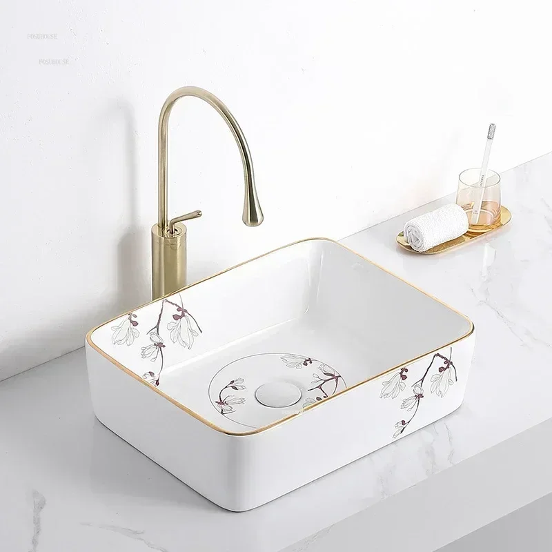 Nordic Bathroom Washbasins Home Improvement Accessories Creative Kitchen Sink Countertop Basin Ceramic Bathroom Sinks for Hotel
Nordic Bathroom Washbasins Home Improvement Accessories Creative Kitchen Sink Countertop Basin Ceramic Bathroom Sinks for Hotel