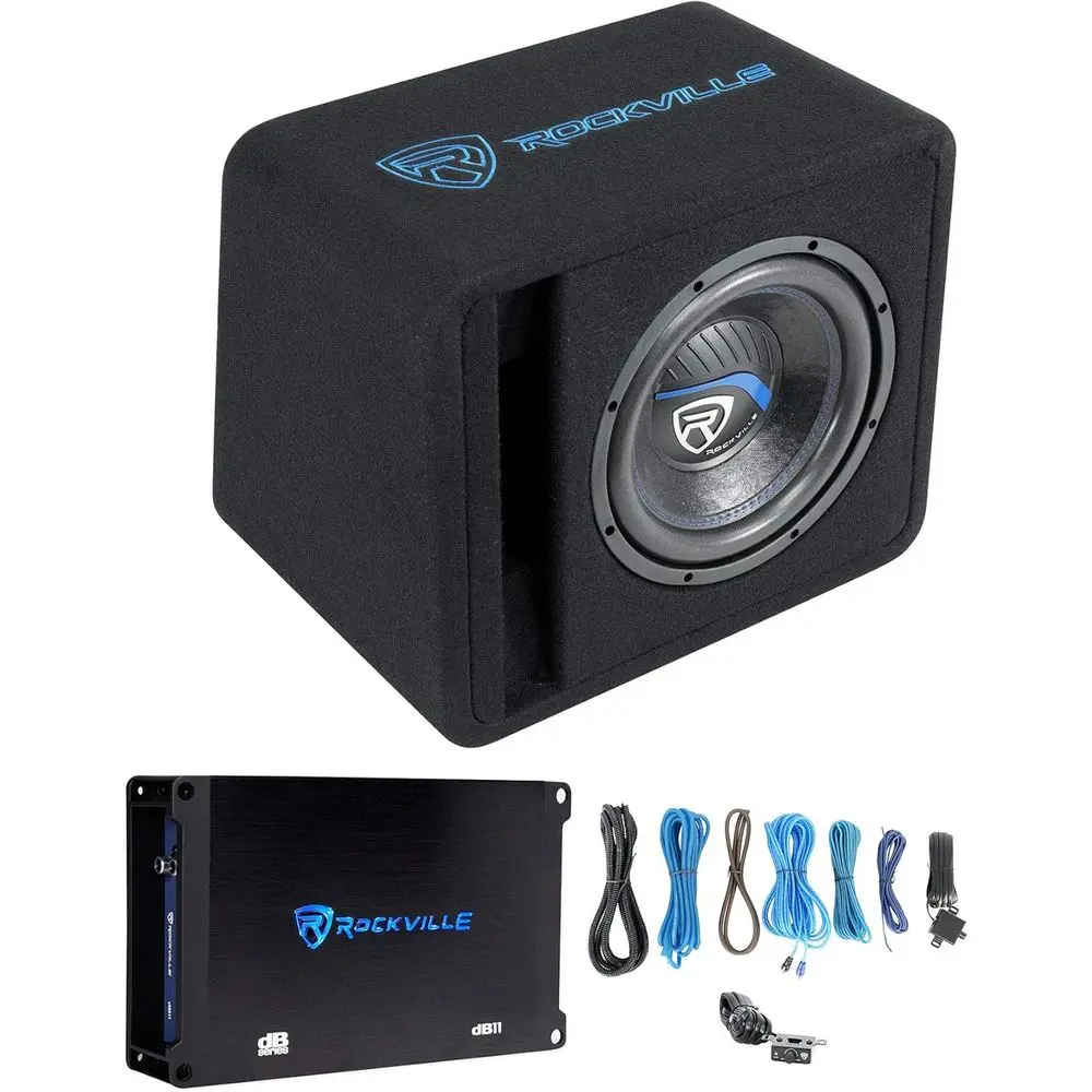 SK510 PACKAGE 10" 1200w Loaded K5 Car Subwooer Enclosure+DB11 Amp
SK510 PACKAGE 10" 1200w Loaded K5 Car Subwooer Enclosure+DB11 Amp