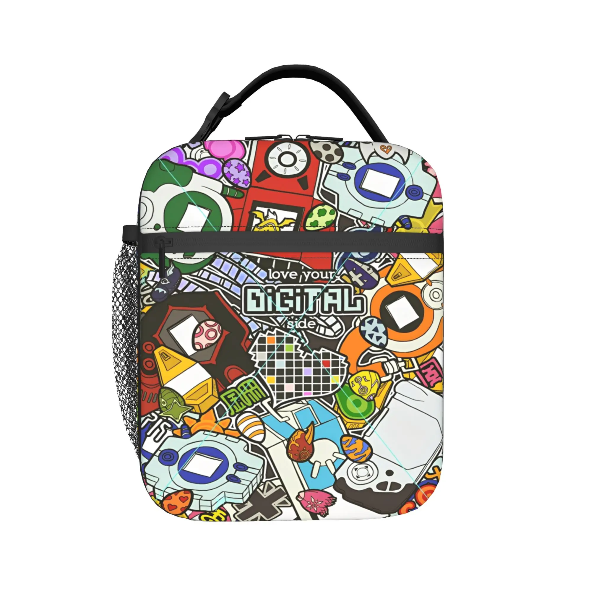 Сумки для обедов Digital Monster Digimon Merch, изолированные сумки для пикника, коробка для еды, портативный термохолодильник, коробка для бенто
Сумки для обедов Digital Monster Digimon Merch, изолированные сумки для пикника, коробка для еды, портативный термохолодильник, коробка для бенто