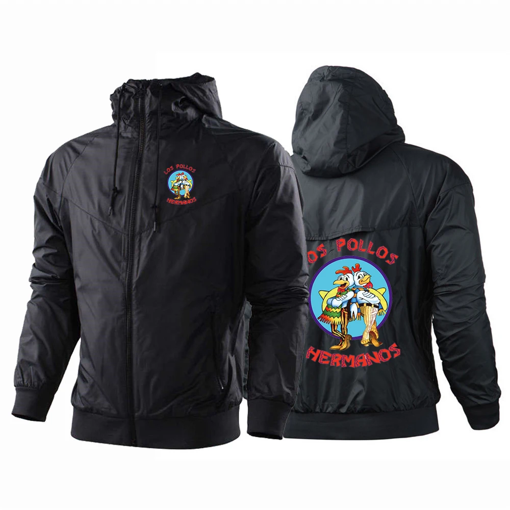 2024 LOS POLLOS Hermanos Men Spring and Autumn Patchwork Windbreaker Windproof Casual Hooded Trendy Fashion Printing Coat Tops
2024 LOS POLLOS Hermanos Men Spring and Autumn Patchwork Windbreaker Windproof Casual Hooded Trendy Fashion Printing Coat Tops