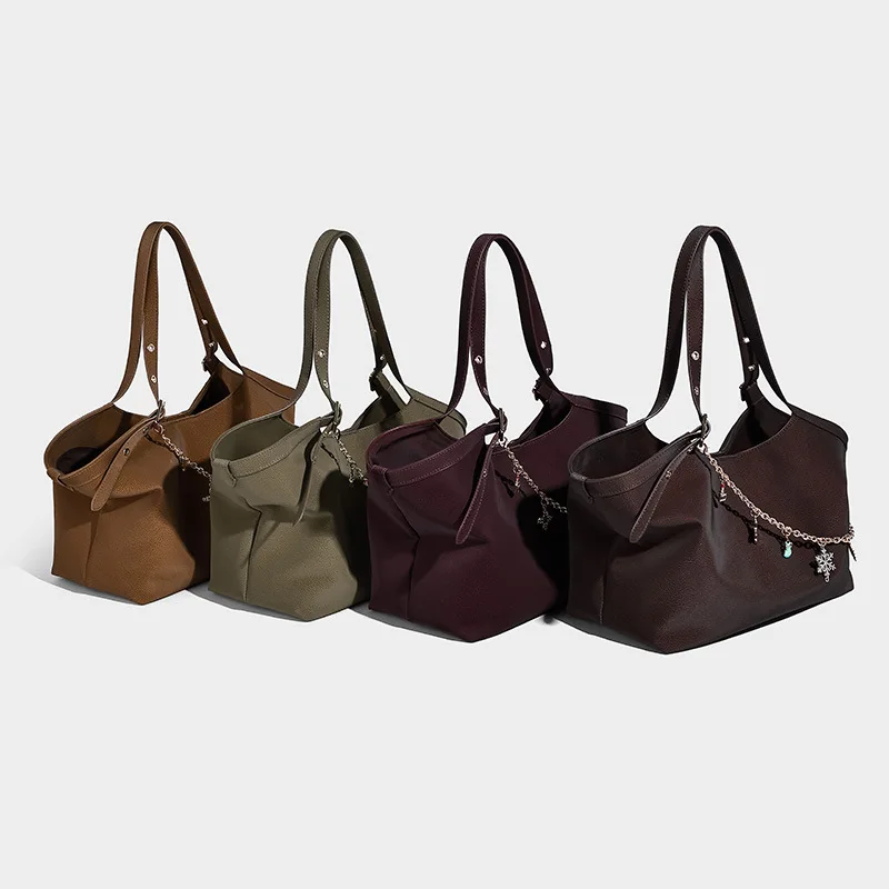 2026 Индивидуальная женская сумка-тоут Lazy Slack, осенне-зимняя новая повседневная модная сумка через плечо большой вместимости
2026 Индивидуальная женская сумка-тоут Lazy Slack, осенне-зимняя новая повседневная модная сумка через плечо большой вместимости