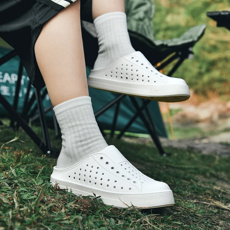 New Summer Boy Girl EVA Hollow Beach Sandals Children Thick-Soled Slip-On Clog Slippers Kids Non-Slip Casual Shoe Home Slipper
New Summer Boy Girl EVA Hollow Beach Sandals Children Thick-Soled Slip-On Clog Slippers Kids Non-Slip Casual Shoe Home Slipper