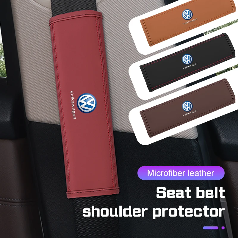 For Volkswagen VW R Golf 4 5 Passat Beetle Tiguan Touran Leather Car Seat Safety Belt Shoulder Cover Protection Pad Accessories
For Volkswagen VW R Golf 4 5 Passat Beetle Tiguan Touran Leather Car Seat Safety Belt Shoulder Cover Protection Pad Accessories