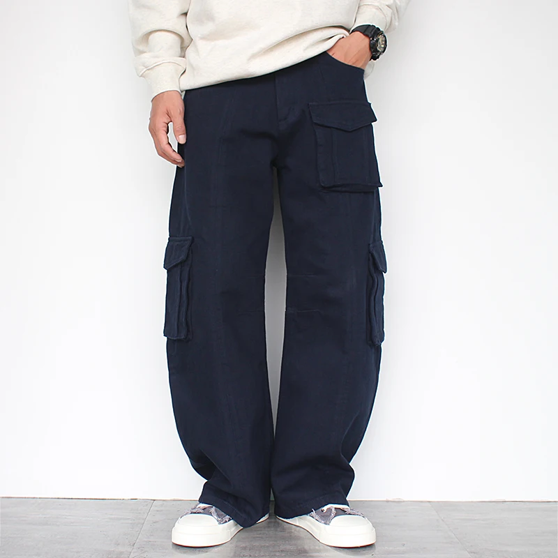 Men Streetwear Fashion Vintage Multi-pocket Casual Loose Straight Pure Cotton Cargo Pants Cityboy Plus Size Trousers
Men Streetwear Fashion Vintage Multi-pocket Casual Loose Straight Pure Cotton Cargo Pants Cityboy Plus Size Trousers