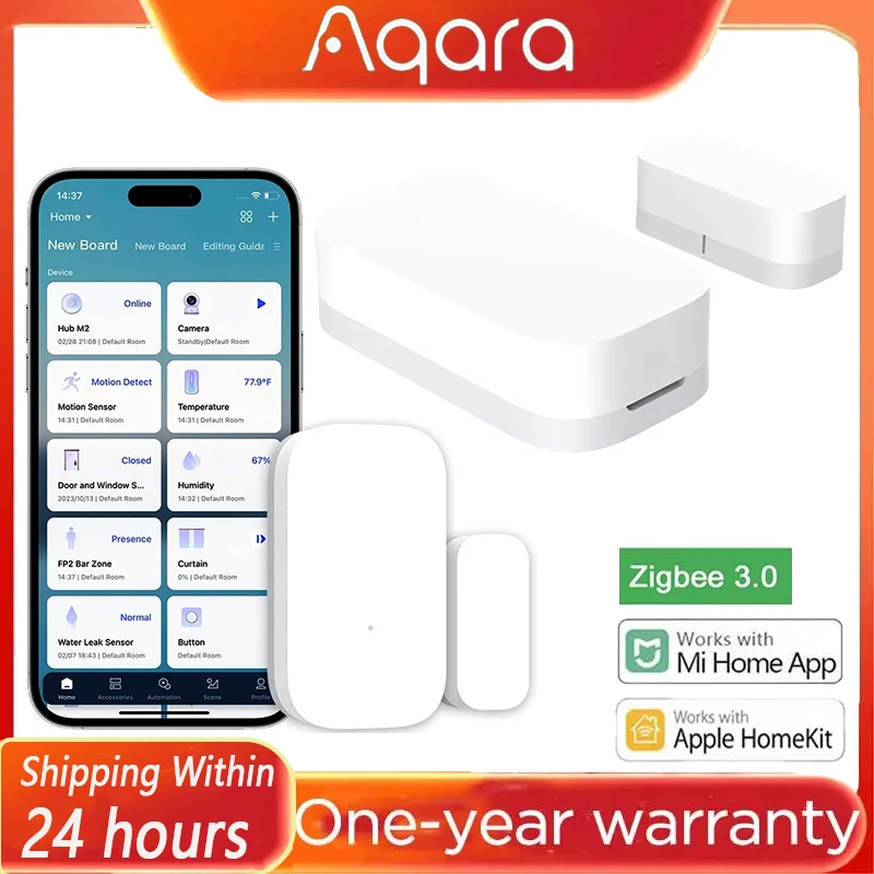 Aqara Zigbee Wireless Door Window Sensor Smart Mini Door Window Sensor Work With Mi Home APP Homekit APP
Aqara Zigbee Wireless Door Window Sensor Smart Mini Door Window Sensor Work With Mi Home APP Homekit APP