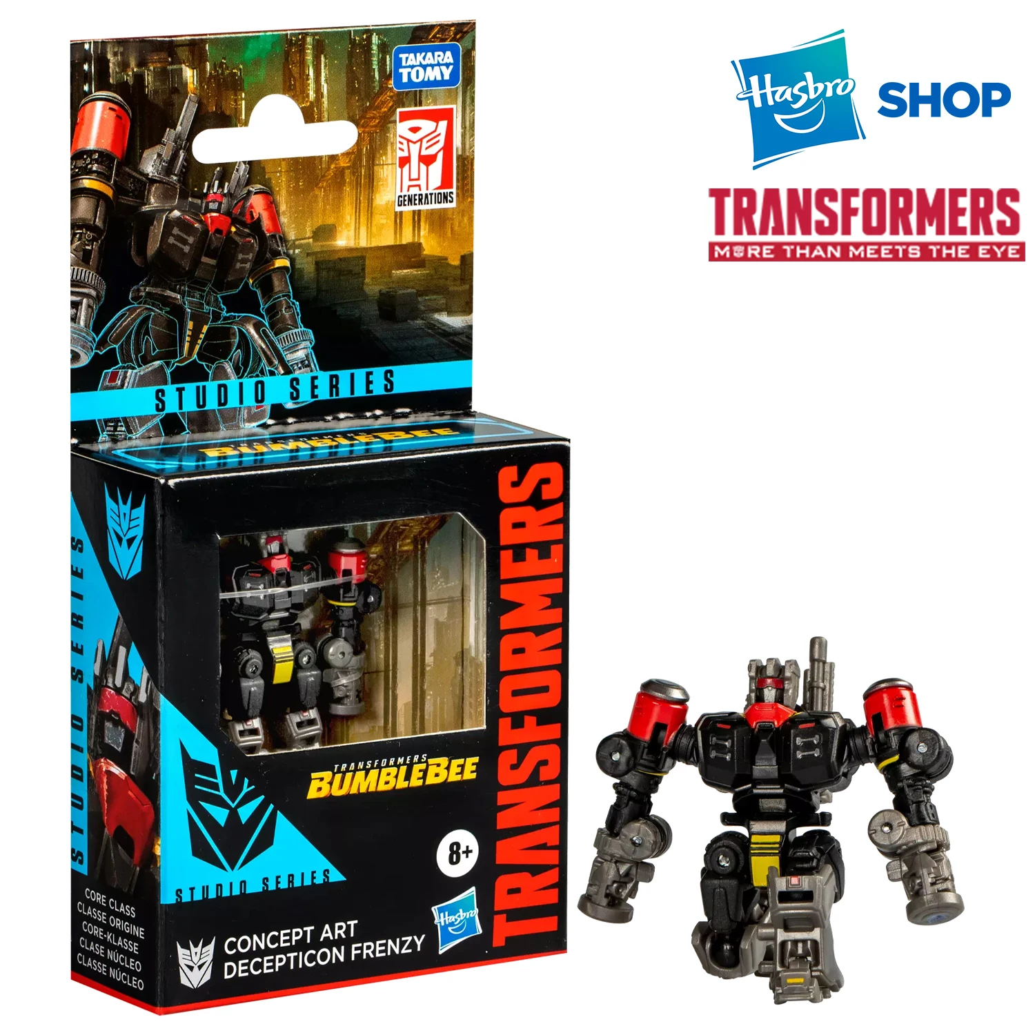 Hasbro Transformers Studio Series Core Transformers: Bumblebee Concept Art Frenzy New Action Figure
Hasbro Transformers Studio Series Core Transformers: Bumblebee Concept Art Frenzy New Action Figure