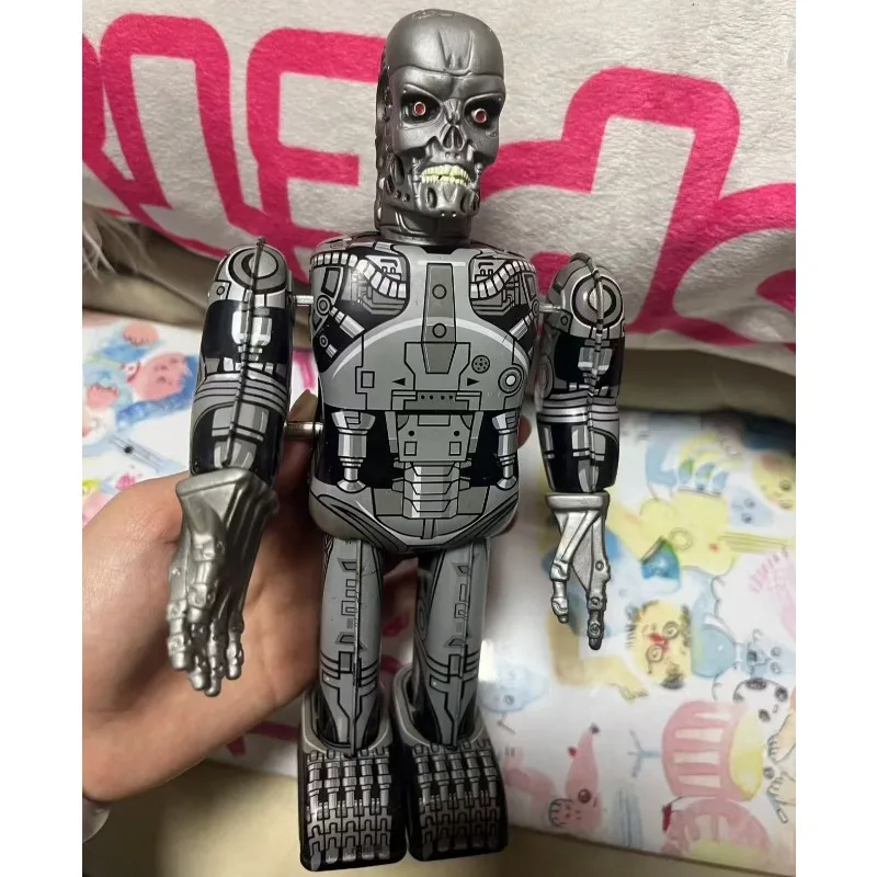 Skeleton Robot Clockwork Toy Mechanical Toy Simulation Pull Back Metal Tin Walking Robot Gift Collectibles Room Decoration
Skeleton Robot Clockwork Toy Mechanical Toy Simulation Pull Back Metal Tin Walking Robot Gift Collectibles Room Decoration