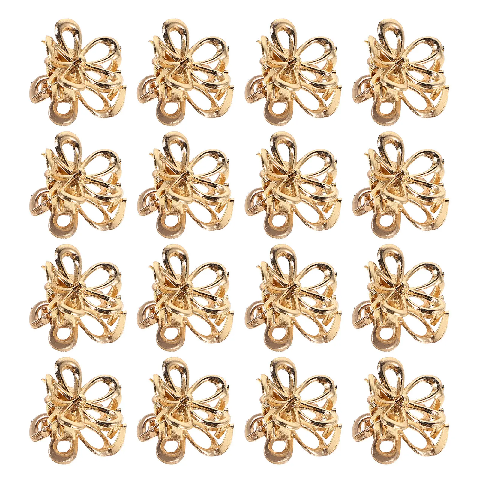 20Pcs Golden Flower Hair Clips Mini Metal Claw Clips Small Floral Hairpins Elegant Barrettes for Women All Occasion
20Pcs Golden Flower Hair Clips Mini Metal Claw Clips Small Floral Hairpins Elegant Barrettes for Women All Occasion