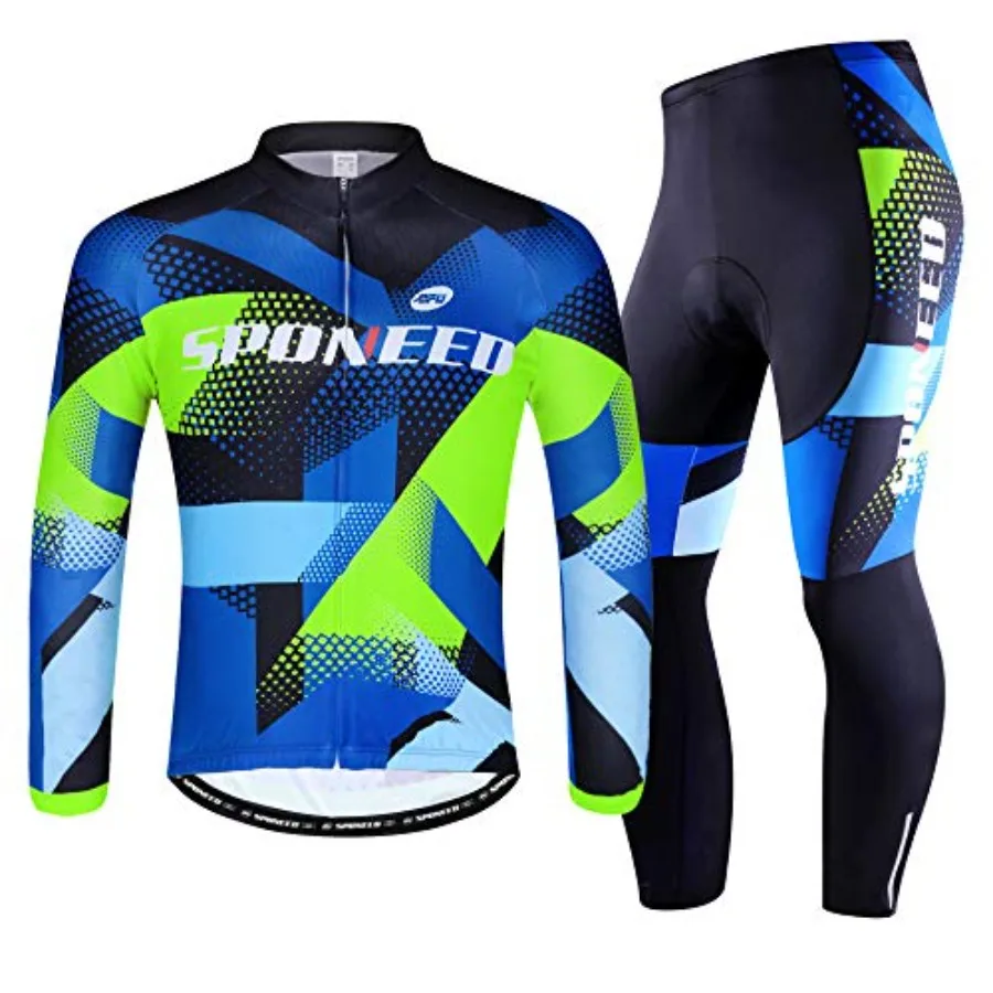 sponeed Cycling Clothes for Men Long Sleeve Mountain Bike Road Bicycle Shirt Jerseys Padded Pants Biking Outfits
sponeed Cycling Clothes for Men Long Sleeve Mountain Bike Road Bicycle Shirt Jerseys Padded Pants Biking Outfits