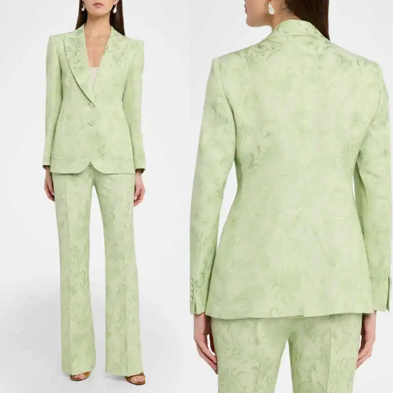 Modern Jacquard Mother Of The Bride Suits Single Breasted Office Ladies Work Plus Size 2 Pieces Customized Dinner Party Outfits
Modern Jacquard Mother Of The Bride Suits Single Breasted Office Ladies Work Plus Size 2 Pieces Customized Dinner Party Outfits