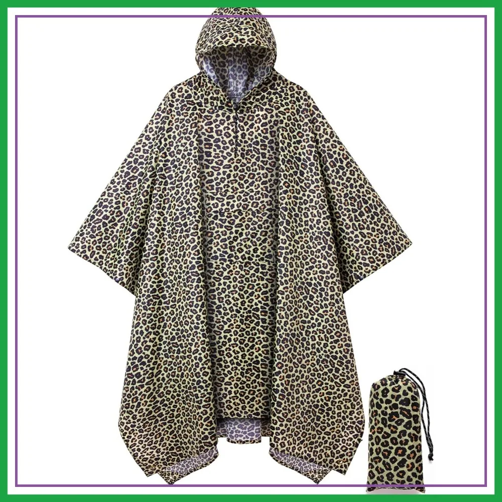 Hooded Rain Poncho Waterproof Raincoat Jacket for Adults with Pocket
Hooded Rain Poncho Waterproof Raincoat Jacket for Adults with Pocket
