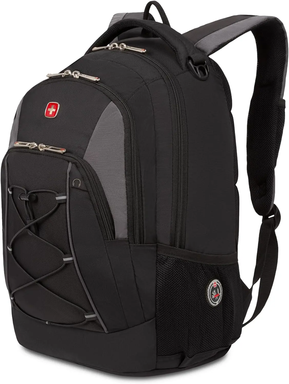 17-Inch Bungee Backpack with Reflective Accents, Padded Straps for Comfort, 26L Capacity
17-Inch Bungee Backpack with Reflective Accents, Padded Straps for Comfort, 26L Capacity