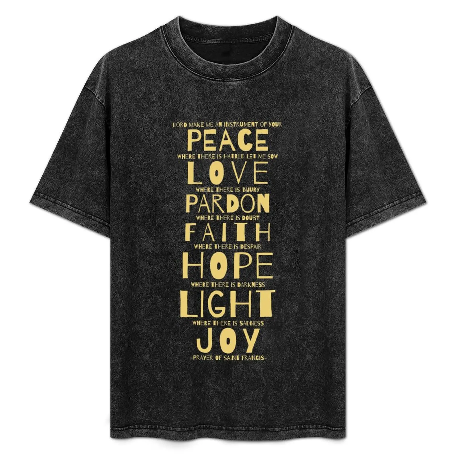 Saint Francis prayer - Peace PAX Catholic T-Shirt Casual Trendy Short Sleeve T-Shirt
Saint Francis prayer - Peace PAX Catholic T-Shirt Casual Trendy Short Sleeve T-Shirt