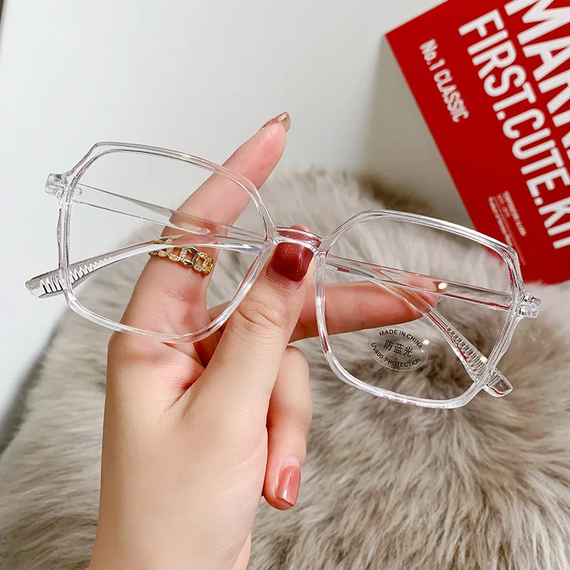 Clear Anti Blue Light Myopia Glasses for Women Trend Square Oversized Computer Eyewear Men Girls Fashion Eyeglasses 0 To -600
Clear Anti Blue Light Myopia Glasses for Women Trend Square Oversized Computer Eyewear Men Girls Fashion Eyeglasses 0 To -600